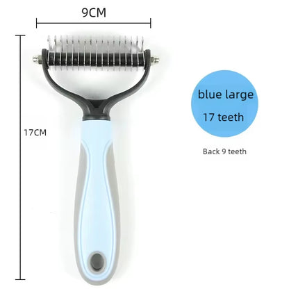 Professional Pet Deshedding Brush Dog Hair Remover Pet Fur Knot Cutter Puppy Cat Comb Brushes Dogs Grooming Shedding Supplies