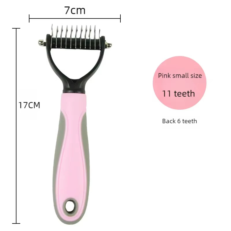 Professional Pet Deshedding Brush Dog Hair Remover Pet Fur Knot Cutter Puppy Cat Comb Brushes Dogs Grooming Shedding Supplies