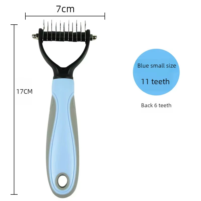 Professional Pet Deshedding Brush Dog Hair Remover Pet Fur Knot Cutter Puppy Cat Comb Brushes Dogs Grooming Shedding Supplies