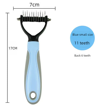 Professional Pet Deshedding Brush Dog Hair Remover Pet Fur Knot Cutter Puppy Cat Comb Brushes Dogs Grooming Shedding Supplies